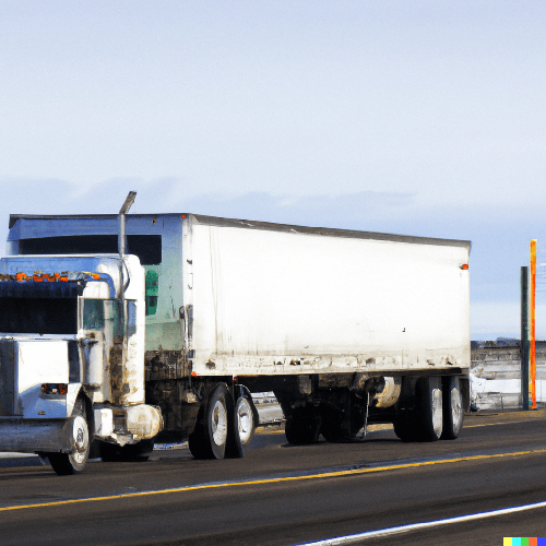 Old Used Semi Truck